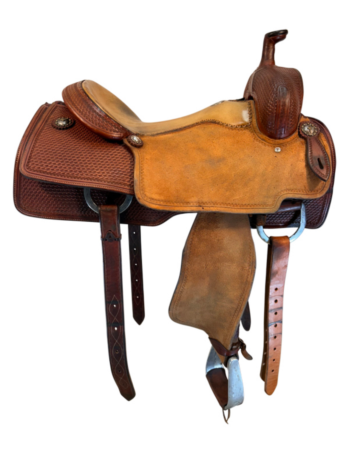 16 Inch Used Martin Cutting Saddle X Wide Tree - Image 5