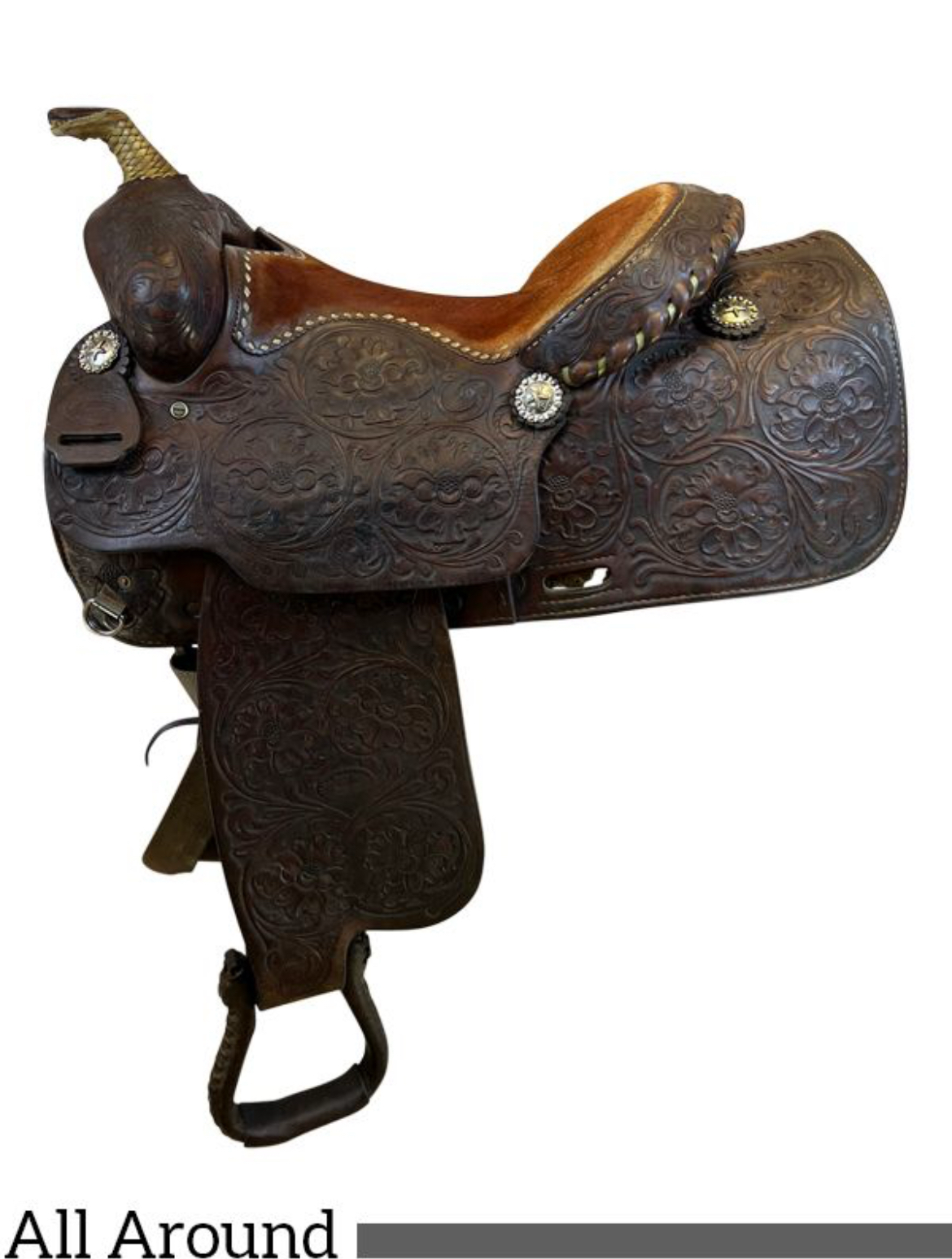 16 Inch Used Price McLaughlin All Around Saddle Wide Tree