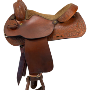 16 Inch Used Star of Texas Trail Saddle Medium Tree
