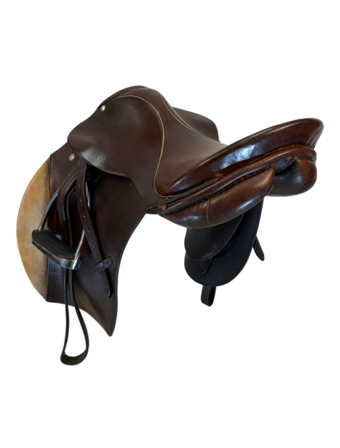 16 Inch Used Stubben Dressage Saddle Medium Tree - Image 5