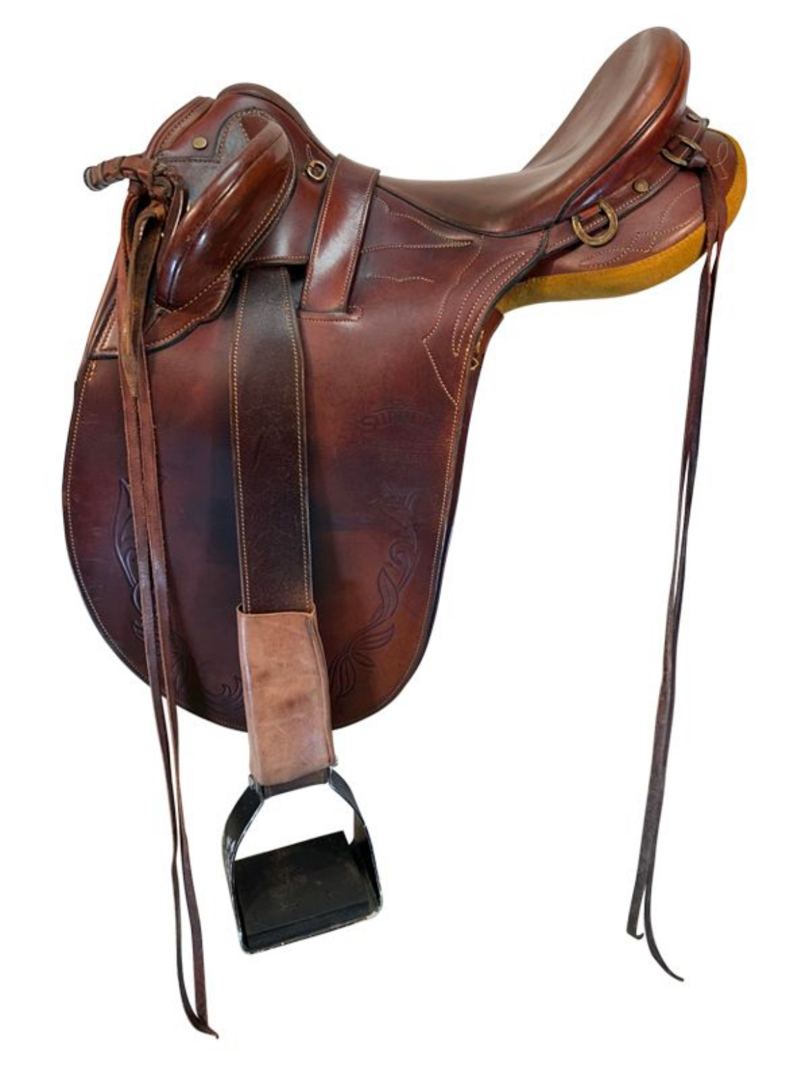 16 Inch Used Syd Hill Australian Saddle Suprema Bushmaster Poley