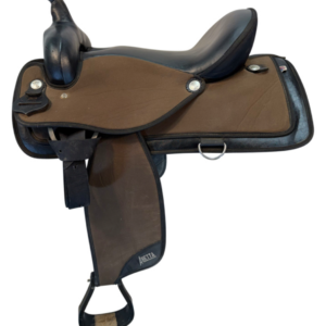 17 Inch Used Abetta Cordura Trail Saddle Wide Tree 20516