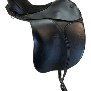 17 Inch Used Ansur Treeless Amigo Petite Dressage Saddle