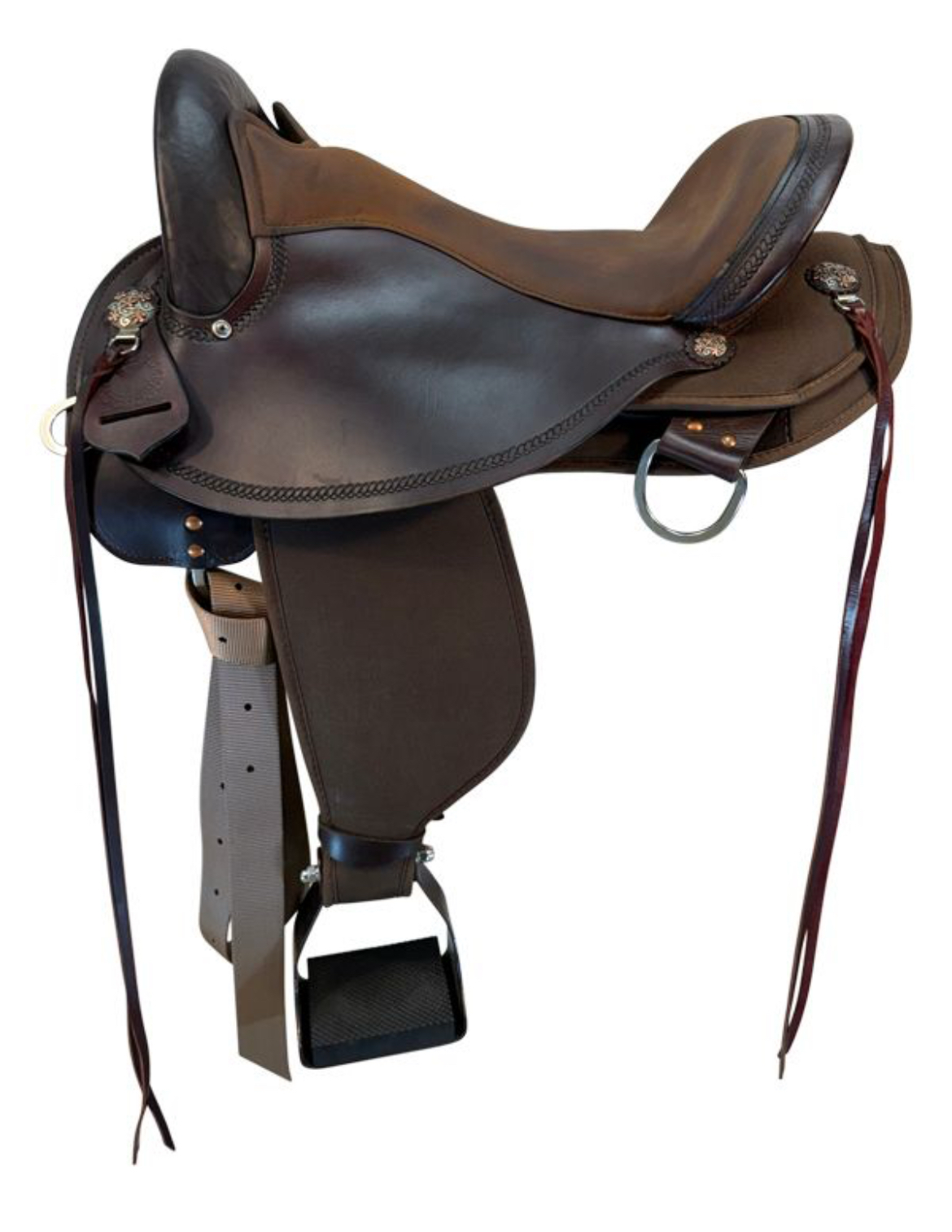 17 Inch Used Circle Y Cordura Endurance Saddle Wide Flex Tree JL03