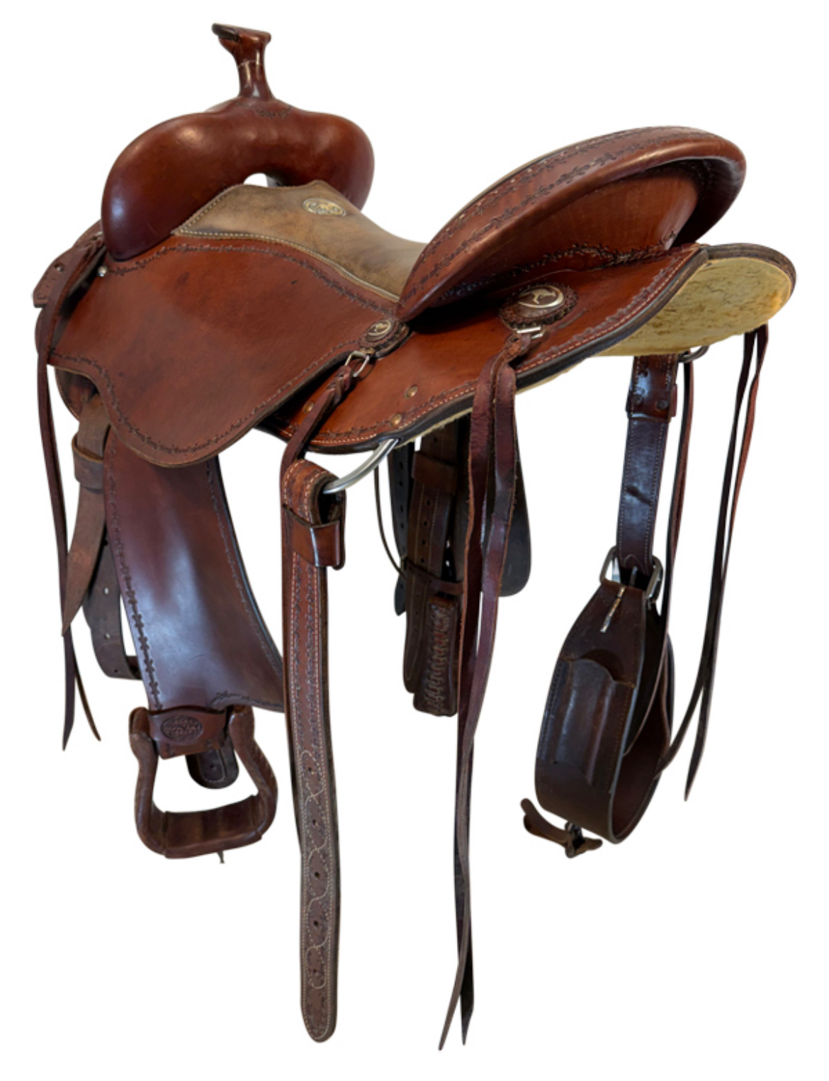 17 Inch Used Martin Clinton Anderson Aussie Saddle - Image 3