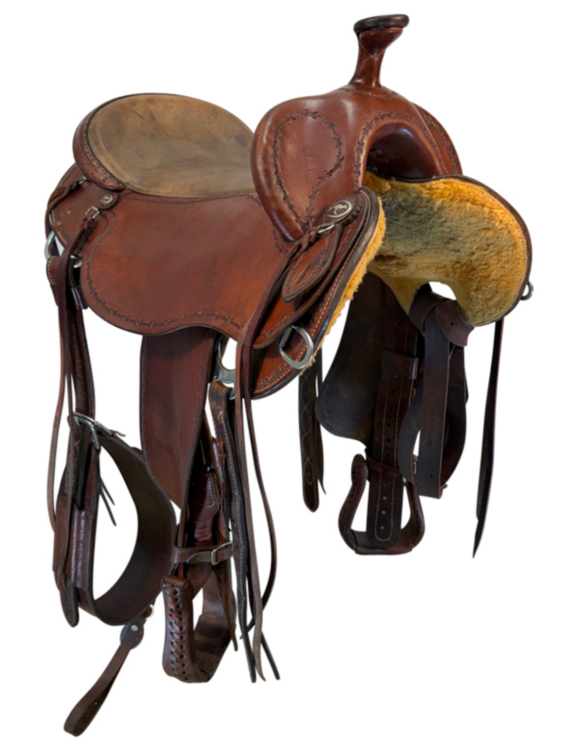 17 Inch Used Martin Clinton Anderson Aussie Saddle - Image 4