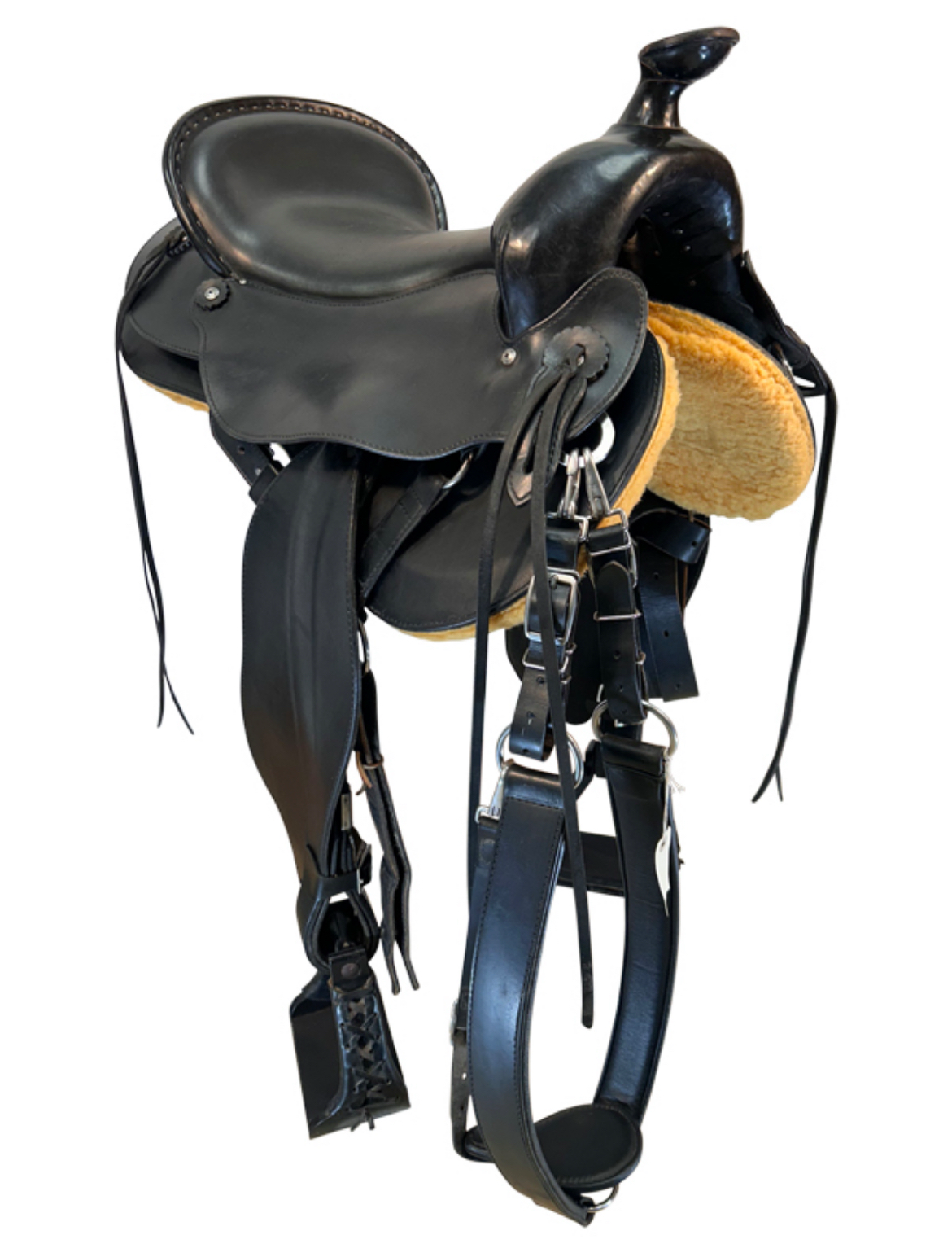 17 Inch Used Timberline Trail Saddle Wide Tree - Image 2