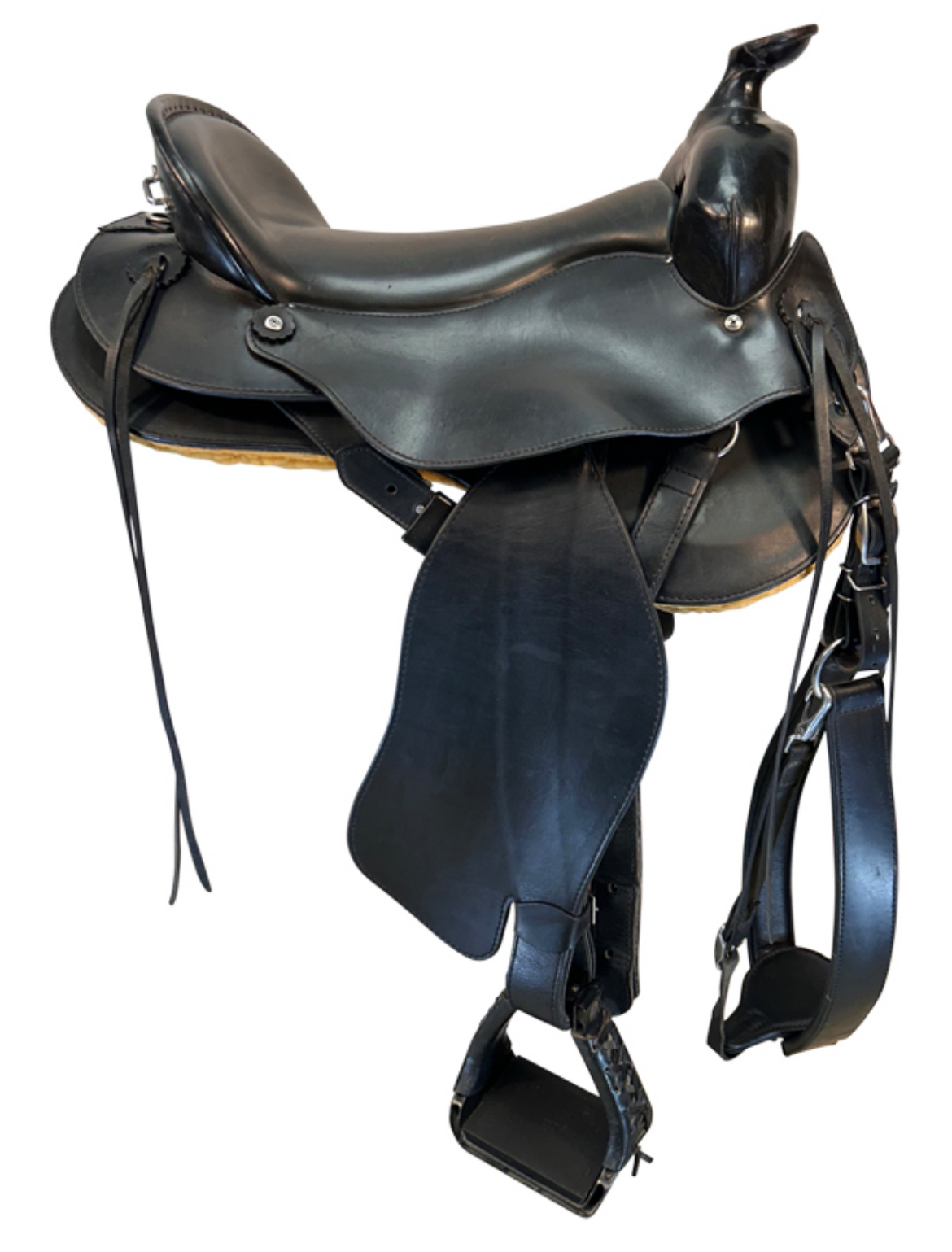 17 Inch Used Timberline Trail Saddle Wide Tree - Image 4