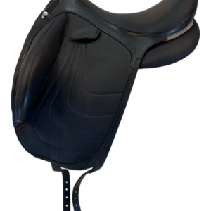 17.5Inch Used Devoucoux Dressage Saddle Medium Tree Mikala Harmonie