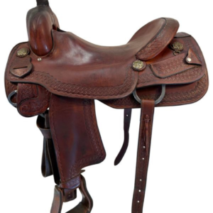 17.5Inch Used Koen Cutting Saddle Medium Tree