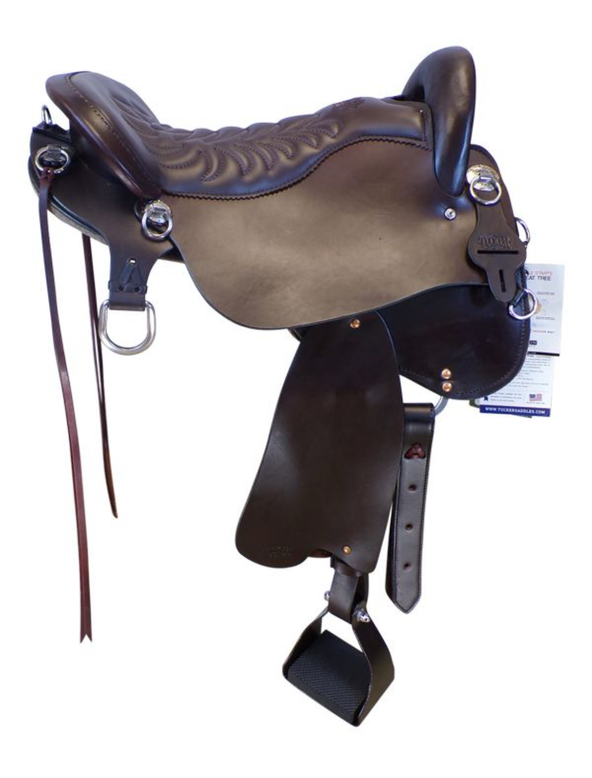 17.5Inch Used Tucker Endurance Trail Saddle T59 - Image 2