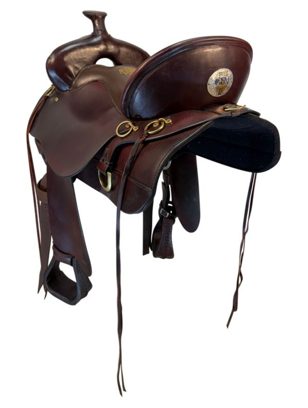 17.5Inch Used Tucker High Plains Trail Saddle Wide Tree 262 - Image 2