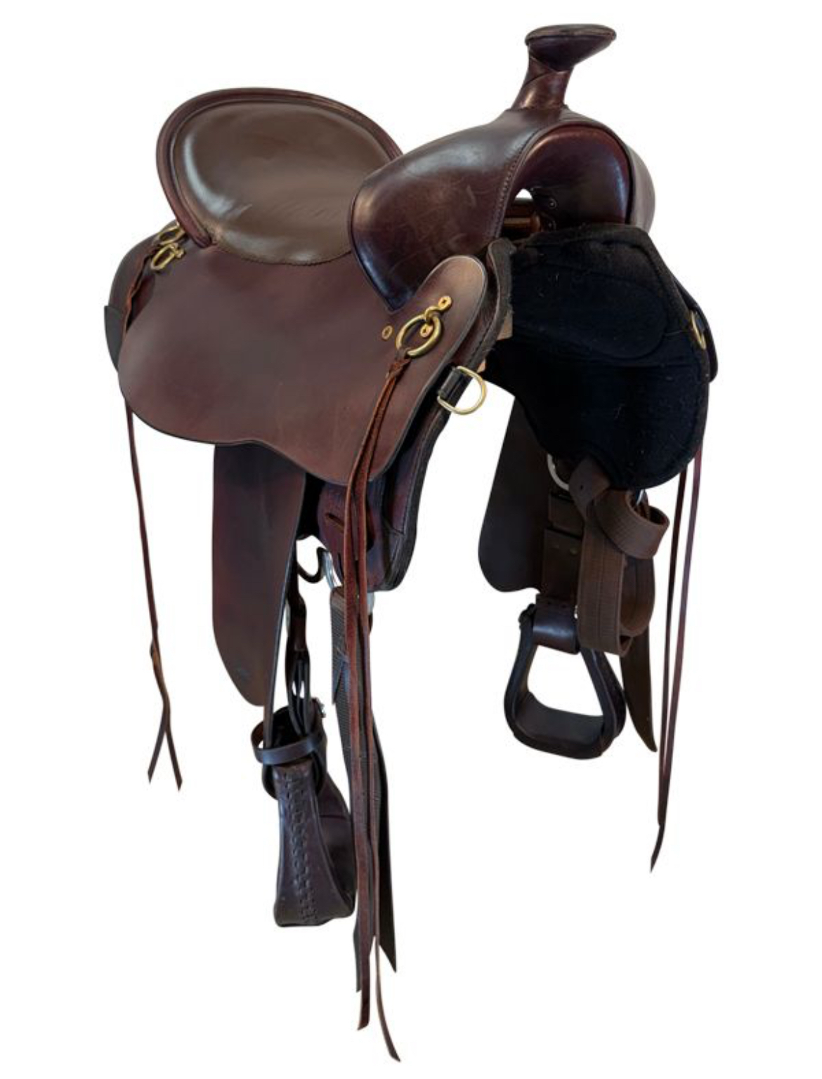 17.5Inch Used Tucker High Plains Trail Saddle Wide Tree 262 - Image 3