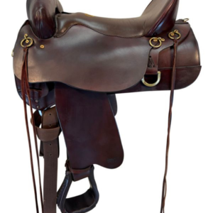 17.5Inch Used Tucker High Plains Trail Saddle Wide Tree 262