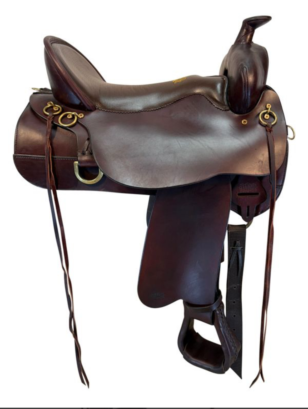 17.5Inch Used Tucker High Plains Trail Saddle Wide Tree 262 - Image 5