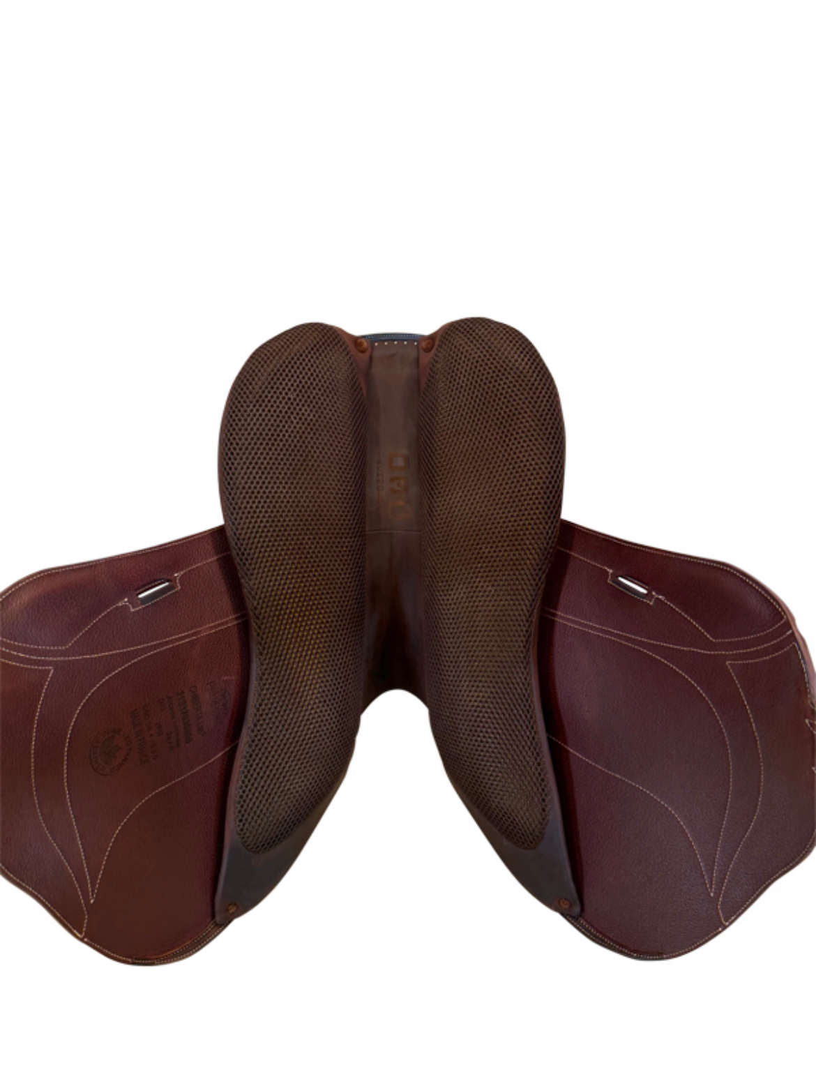 18 Inch Used Devoucoux Close Contact Saddle Medium Tree Chirberta Lab - Image 4