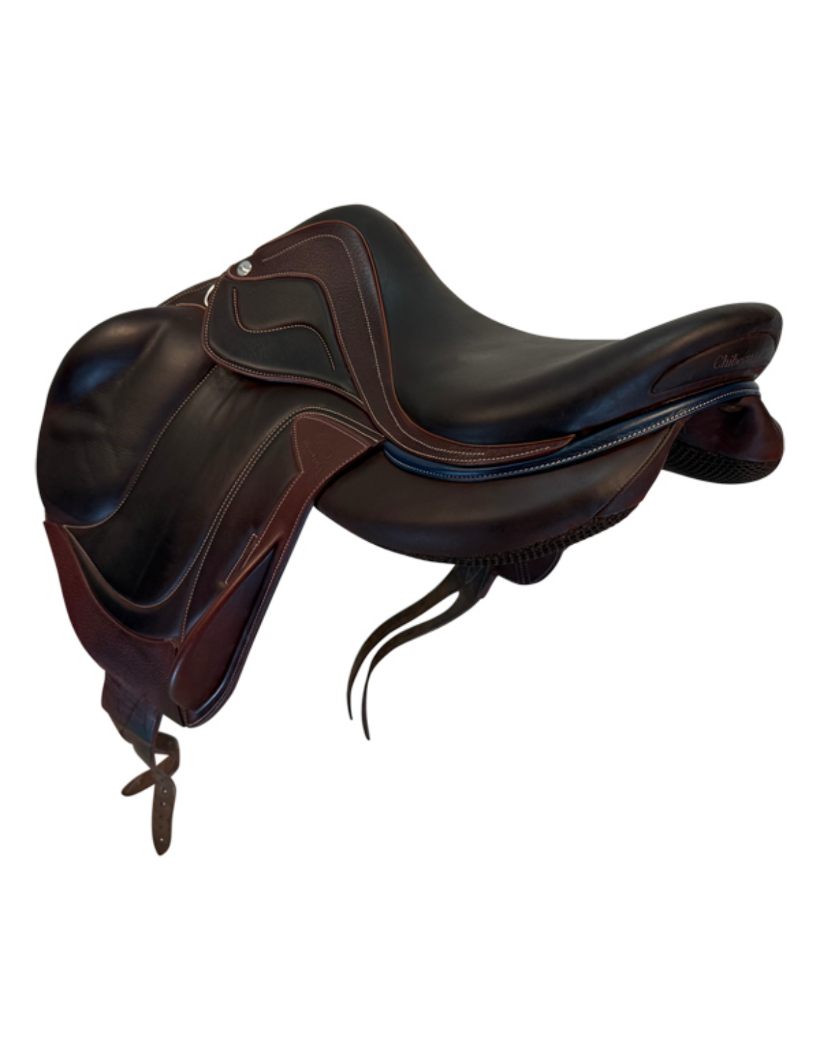 18 Inch Used Devoucoux Close Contact Saddle Medium Tree Chirberta Lab - Image 5