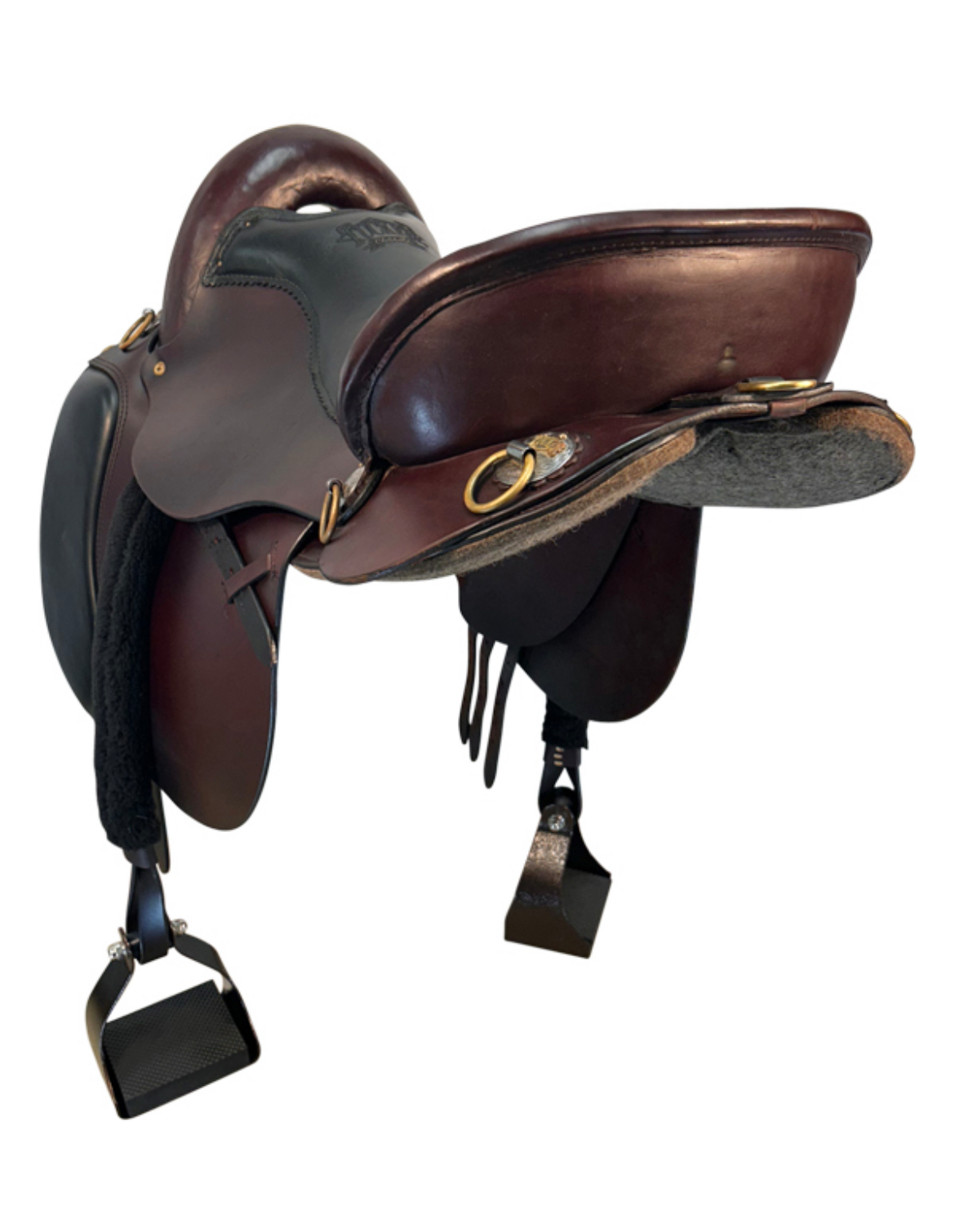 18.5Inch Used Tucker Equitation Endurance Saddle T49 Wide Tree - Image 3