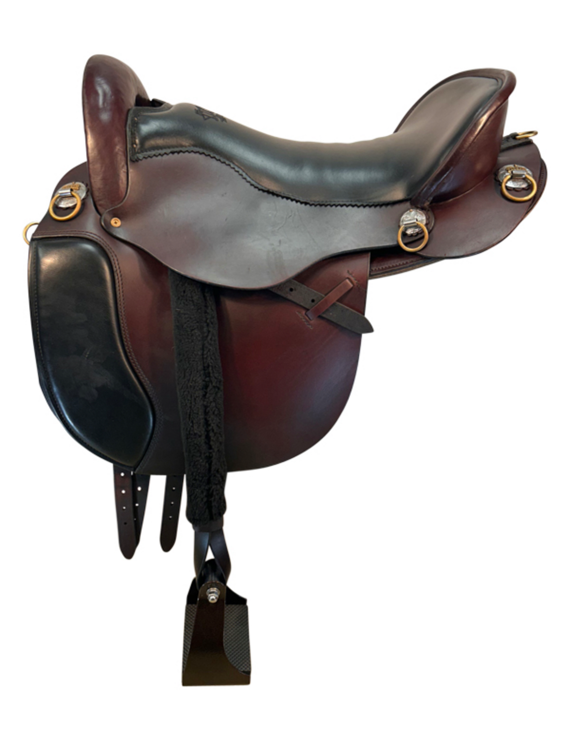 18.5Inch Used Tucker Equitation Endurance Saddle T49 Wide Tree