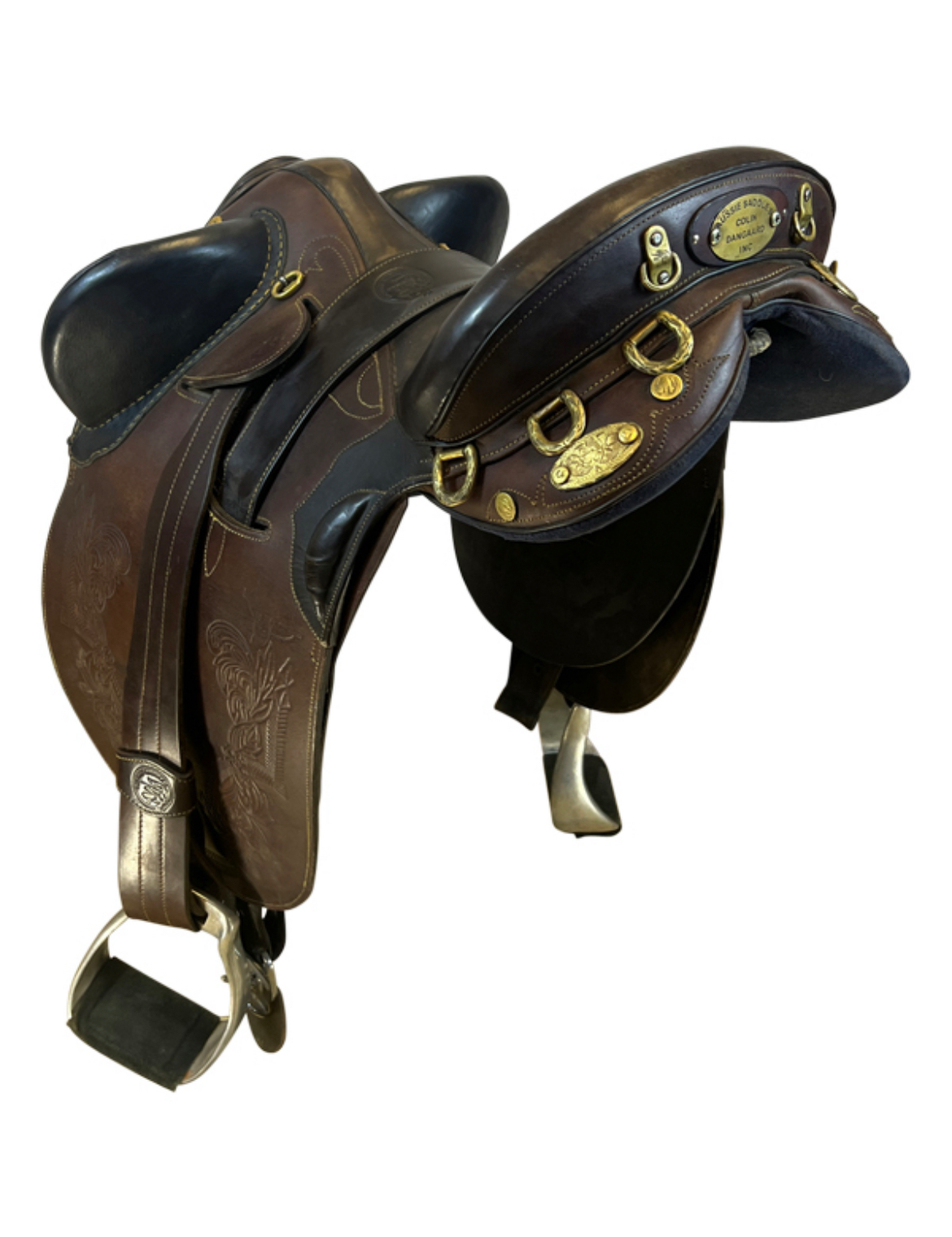 14 Inch Used Colin Dangaard Australian Saddle - Image 2