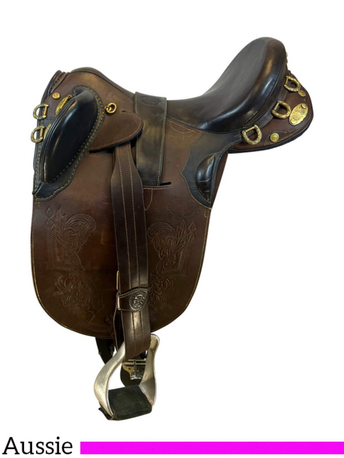 14 Inch Used Colin Dangaard Australian Saddle