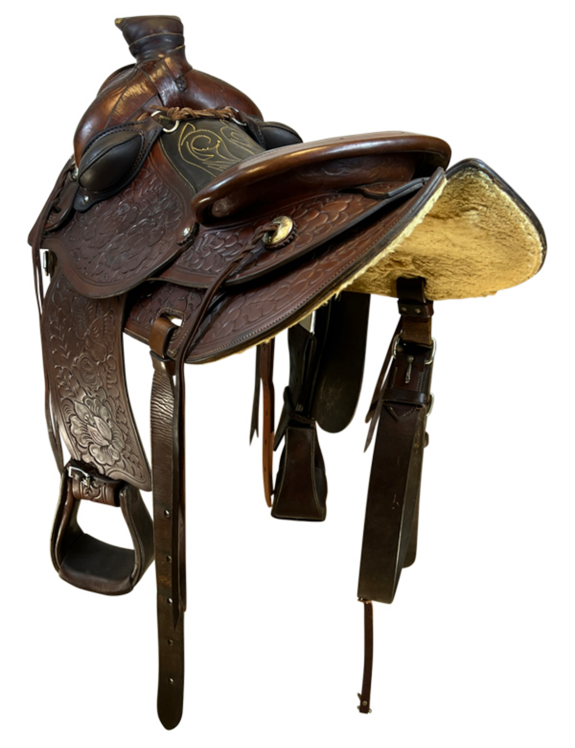 15.5Inch Used Colorado Saddlery Roping Saddle - Image 2