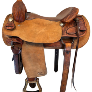 16 Inch Used Billy Cook Cutting Saddle 4042 Wide Tree