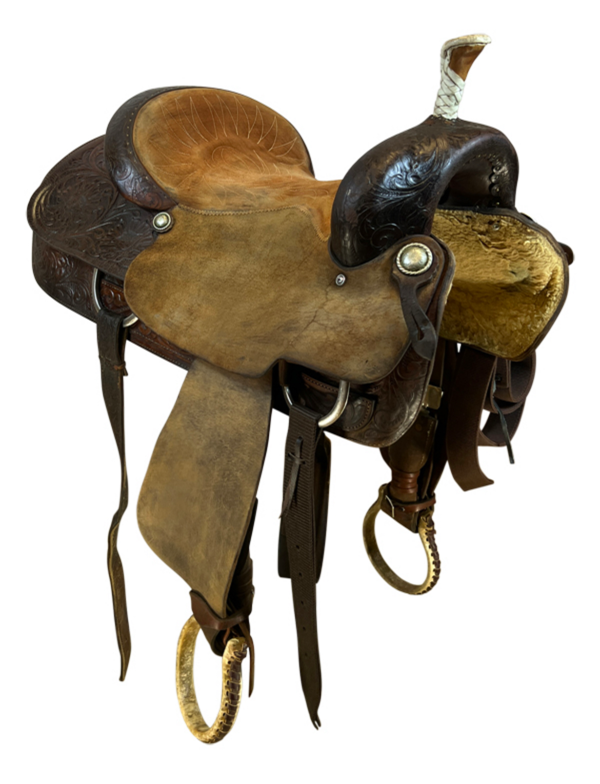 16 Inch Used Billy Cook Cutting Saddle 790 - Image 2