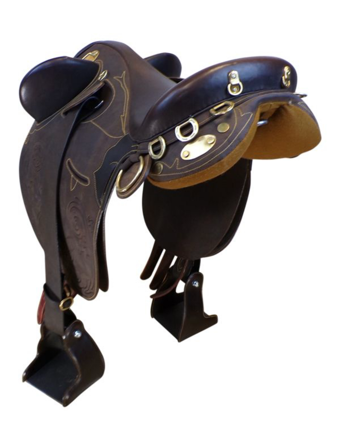 18 Inch Used Bad Dog Ranch Australian Saddle - Image 2