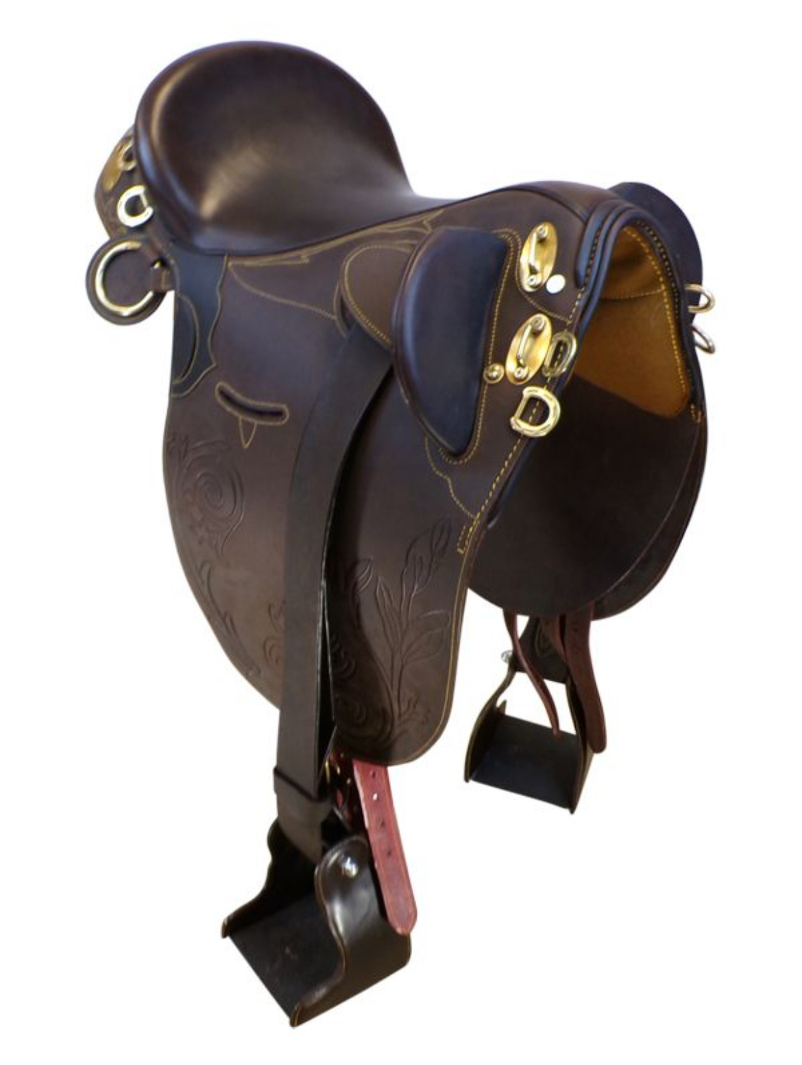 18 Inch Used Bad Dog Ranch Australian Saddle - Image 3