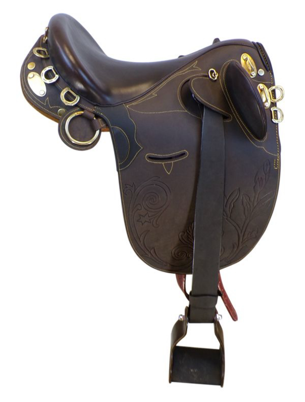 18 Inch Used Bad Dog Ranch Australian Saddle - Image 5