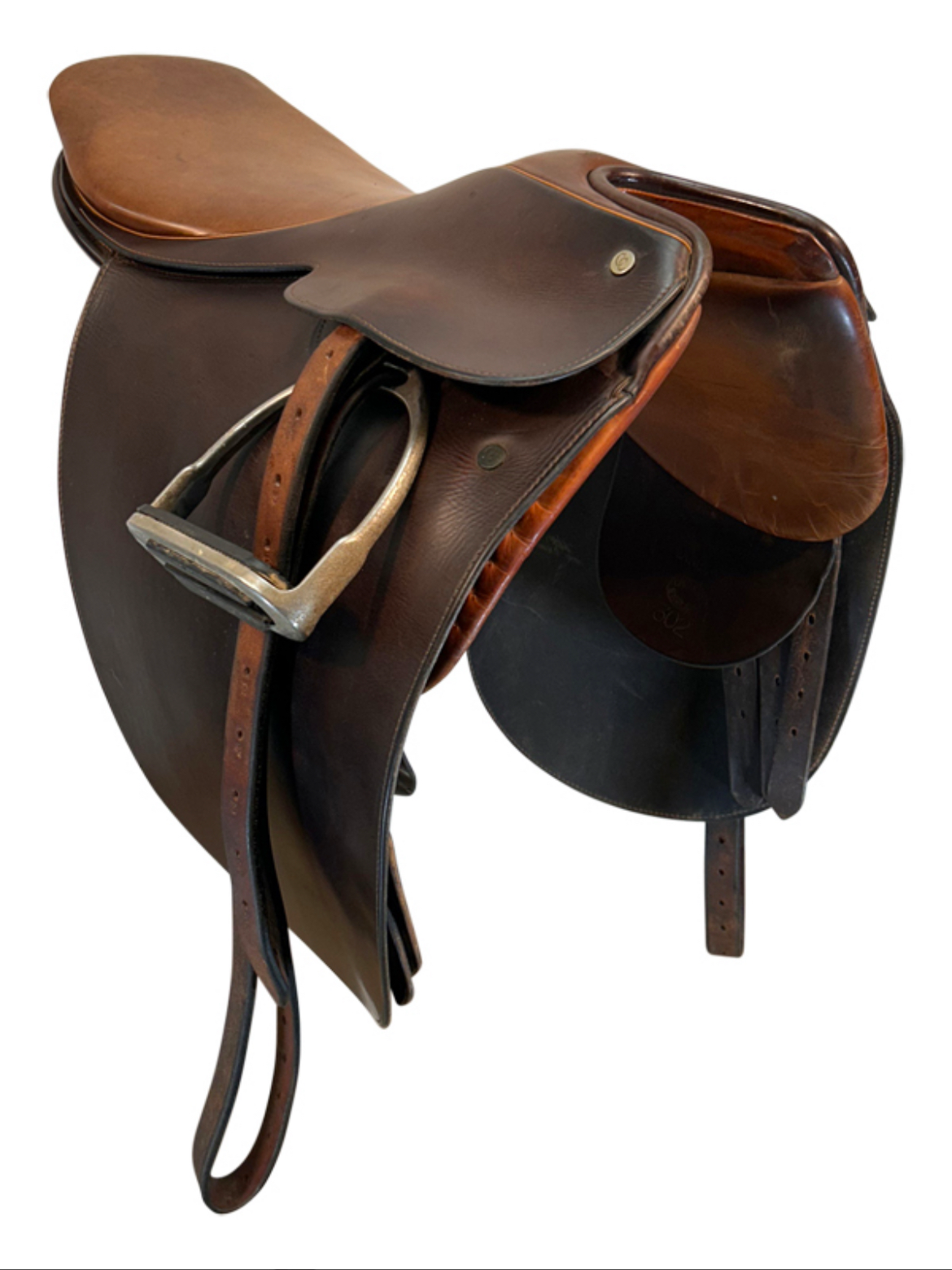 20 Inch Used Corinthian by Crosby Flat Seat Saddle 302 - Image 4