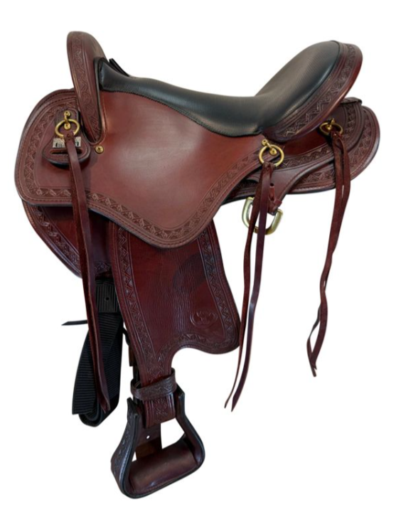 17 Inch Used Big Horn Endurance Saddle Medium Tree 809