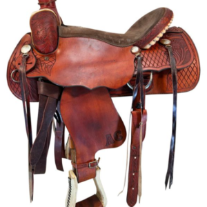 17 Inch Used Dakota Roping Saddle 520 Wide Tree