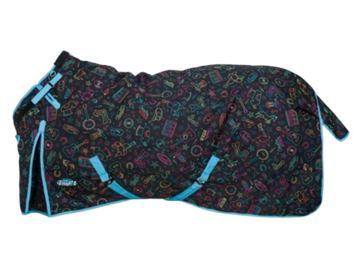 Tough-1 1200D Nashville Nights Turnout Blanket with Snuggit 32-7650S-875