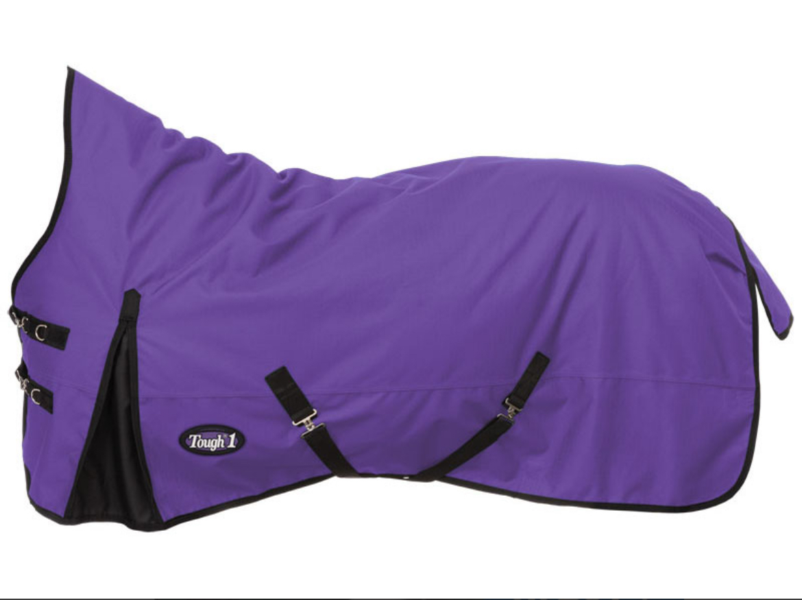 Tough-1 1200D Waterproof Poly 300gm High Neck Turnout Blanket 32-2120HN - Image 2